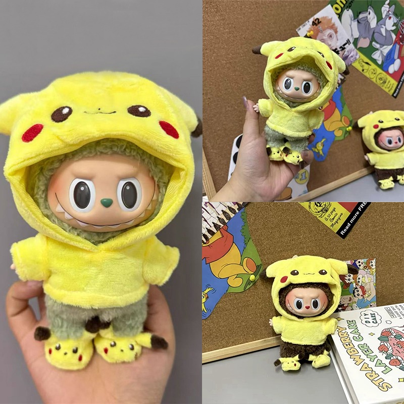 Baby Clothing Usa - 15 17cm Untuk Boneka Labubu Kartun
