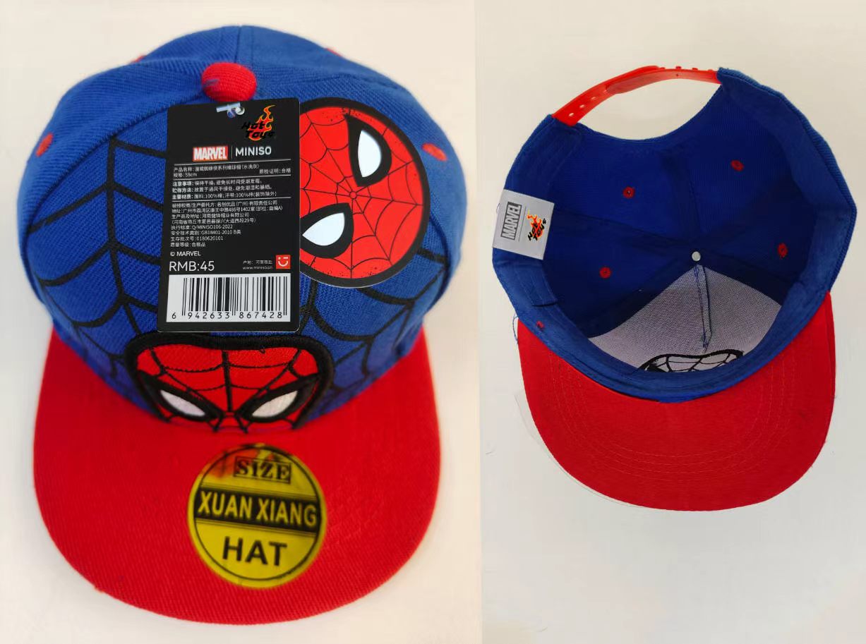Baby Clothing Usa - Topi Spiderman bergambar kartun anime untuk