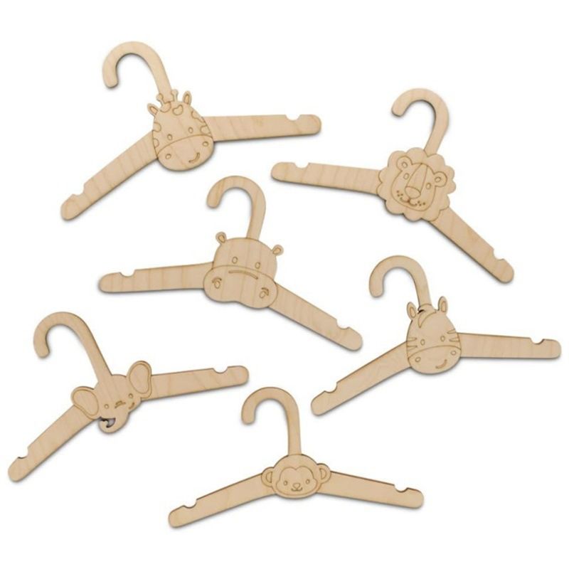 ABVT-20PCS Gantungan Baju Kayu - Baby Clothing Hanging Rack ulasan dan harga
