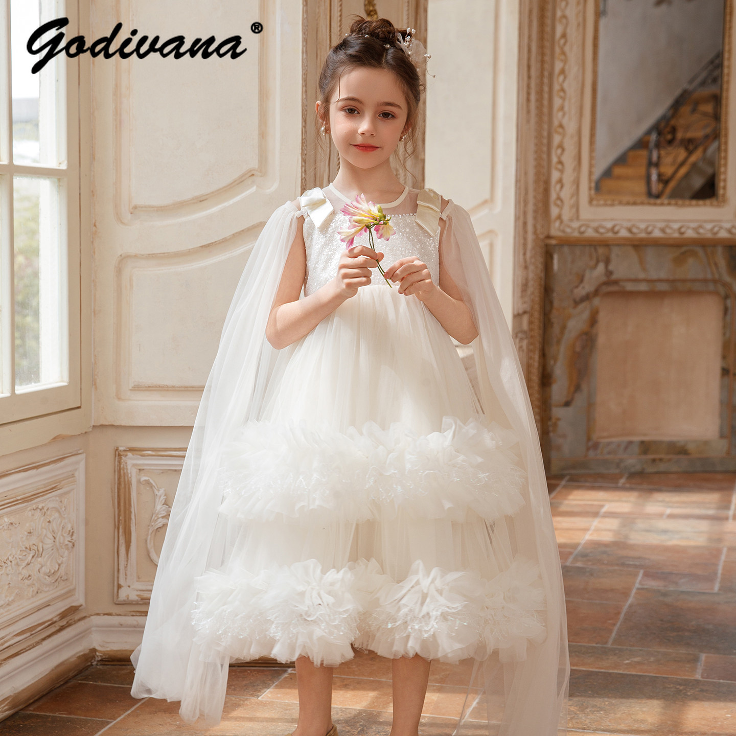 Gaun Putri Formal Tulle Payet  - Baby Clothing High End ulasan dan harga