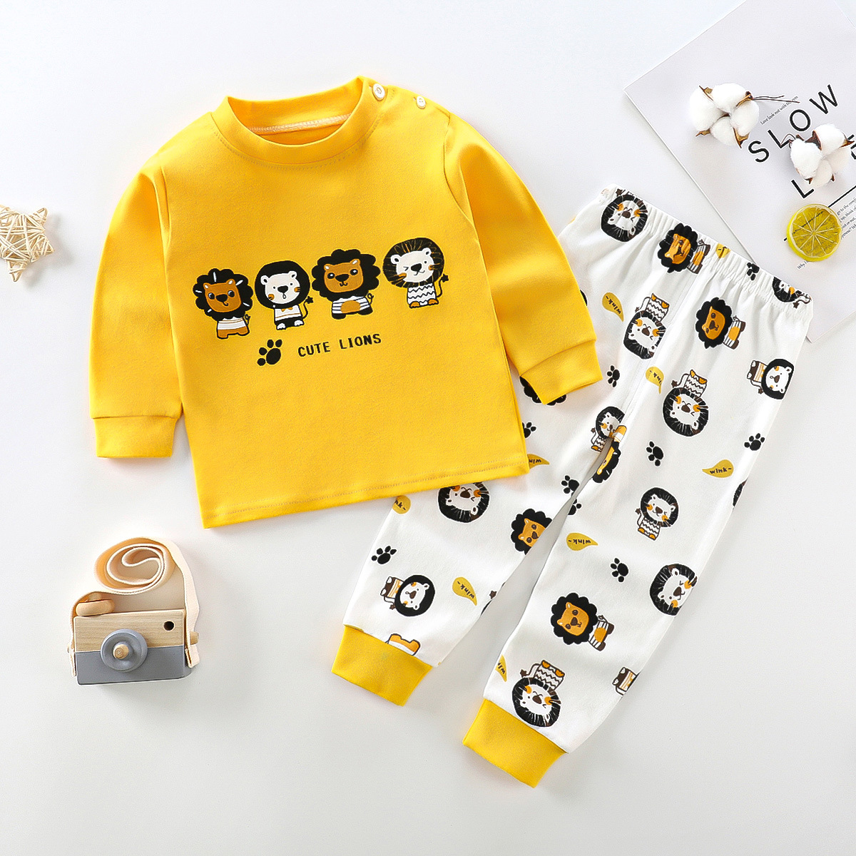 Set piyama katun untuk anak ba - Baby Clothing Dividers ulasan dan harga